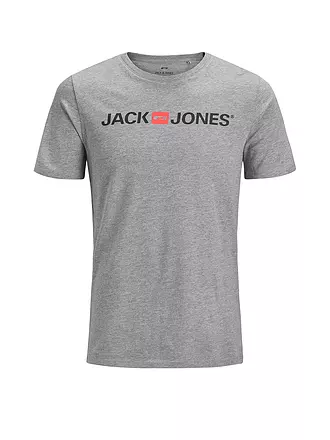 JACK & JONES | T-Shirt "JJECORP" | grau